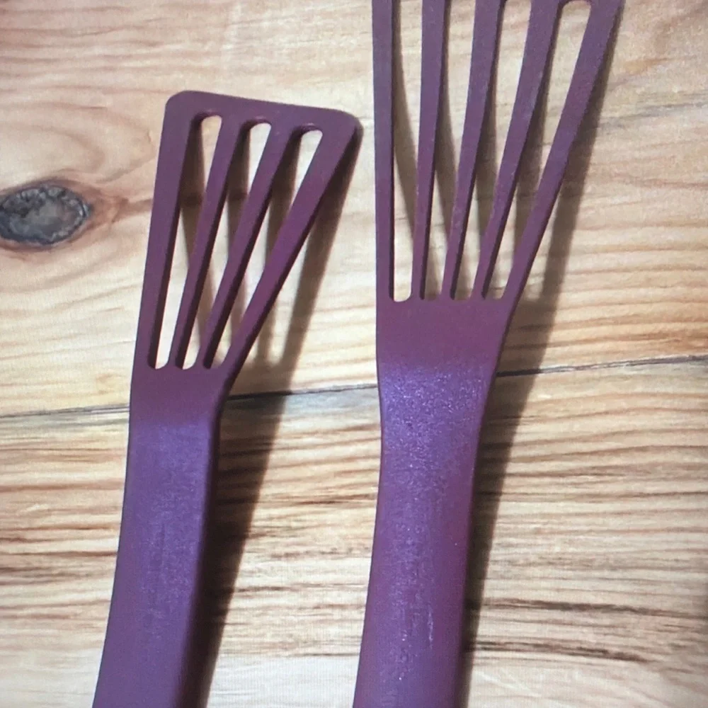 Farberware Maroon Nylon Spatula Set